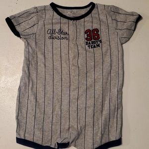 Baseball onesie